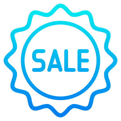 Sale discount badge commerce and shopping icon Sale discount badge commerce and shopping icon