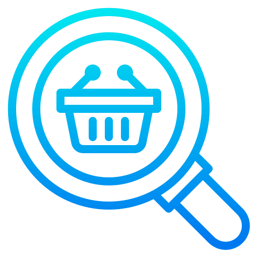 Search ecommerce magnifying glass online shopping icon Search ecommerce magnifying glass online shopping icon