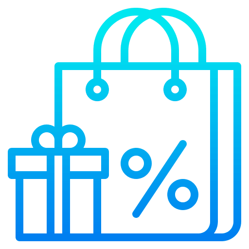 Shopping bag shopper commerce and shopping discount icon Shopping bag shopper commerce and shopping discount icon