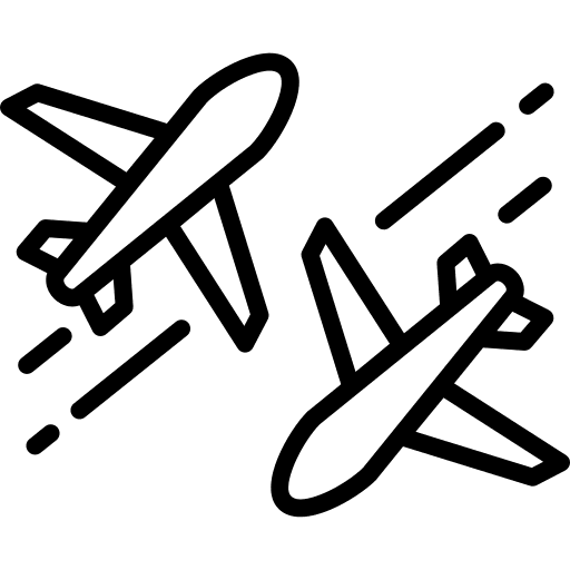 Flights airplane cargo plane icon