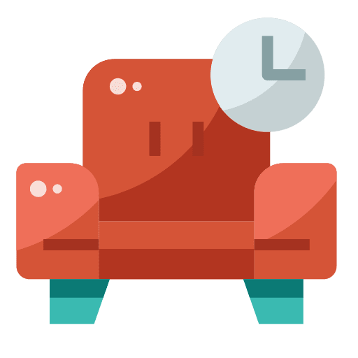 Relax sofa relax chair icon