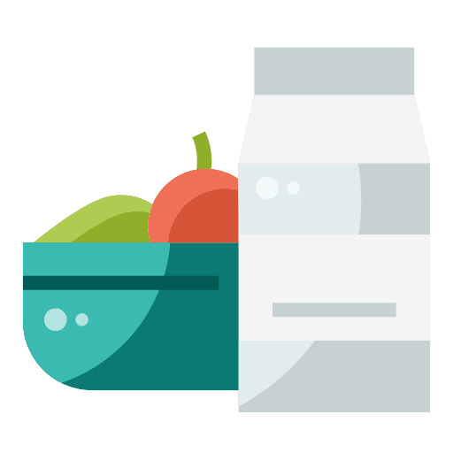 Food milk fruit fresh icon Food milk fruit fresh icon