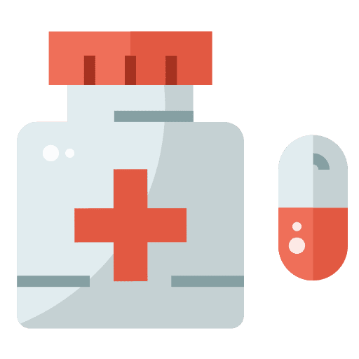Medicine healthcare and medical medical capsule icon