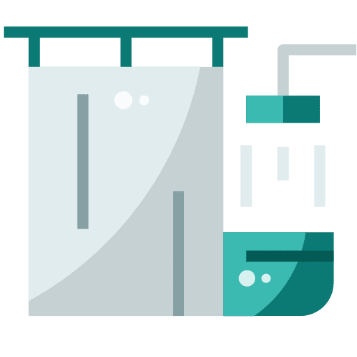 Shower water wellness clean icon