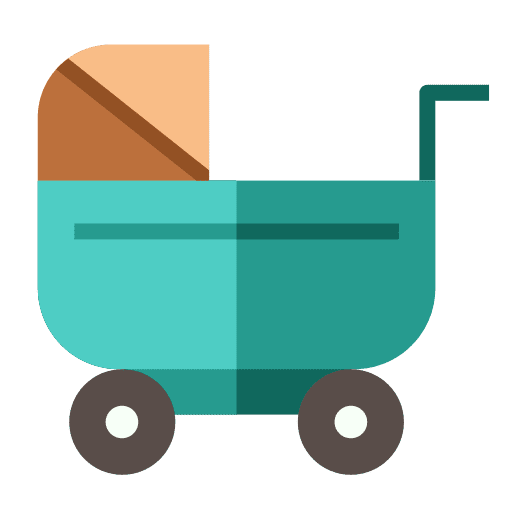 Baby stroller kid and baby carriage stroller icon Baby stroller kid and baby carriage stroller icon