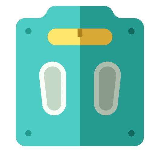 Balance scale healthcare electronics icon