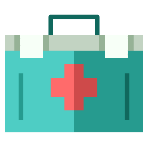 First aid kit healthcare and medical care healthcare icon