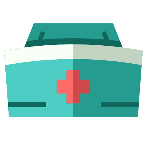 Hat medical care nursing icon