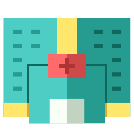 Hospital medical building clinic icon Hospital medical building clinic icon