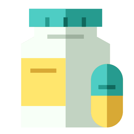 Medicine capsule drugs bottle icon Medicine capsule drugs bottle icon