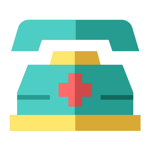 Call security emergency call medical icon Call security emergency call medical icon