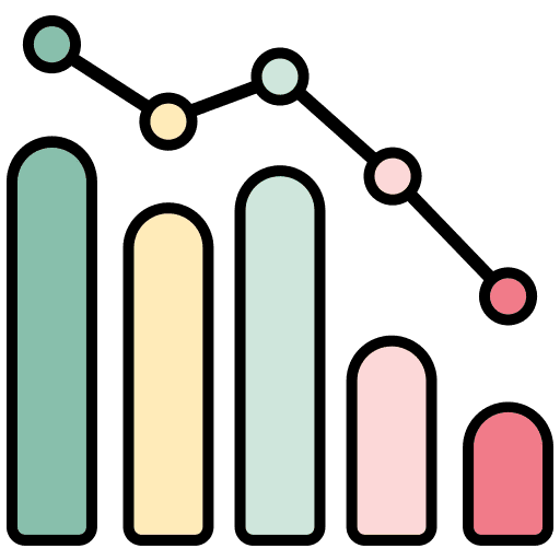 Graph business and finance bankruptcy investment icon Graph business and finance bankruptcy investment icon
