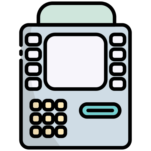 Atm machine cash machine banking money icon Atm machine cash machine banking money icon