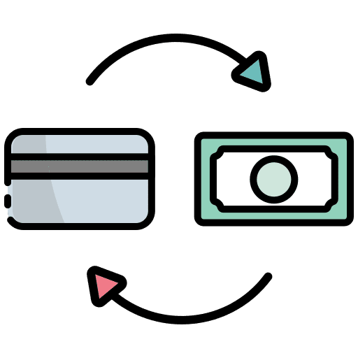 Exchange money banknote commerce and shopping icon Exchange money banknote commerce and shopping icon