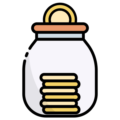 Money business and finance jar money icon Money business and finance jar money icon