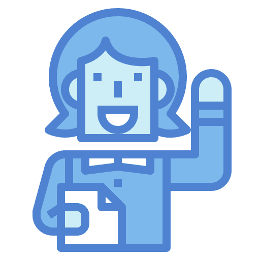 Attorney avatar consultant woman icon
