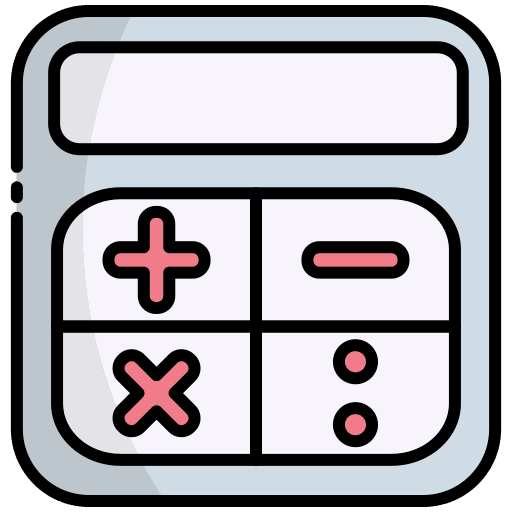 Calculator cost business and finance calculator icon Calculator cost business and finance calculator icon