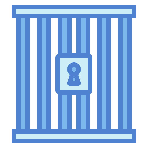 Jailhouse criminal jailhouse miscellaneous icon