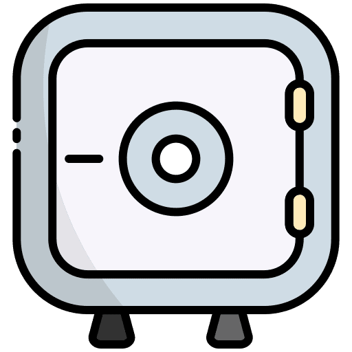 Safebox safety box business and finance safebox icon Safebox safety box business and finance safebox icon