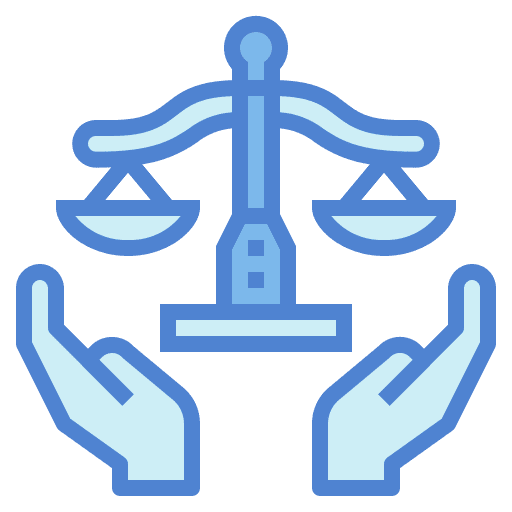 Justice judge justice law icon