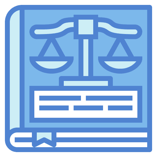 Law book law book oath justice icon