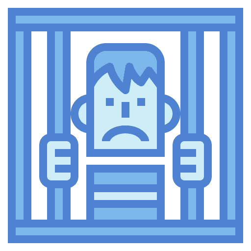 Prisoner criminal justice people icon