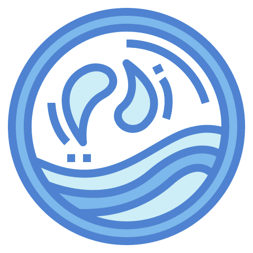 Water element miscellaneous mystical icon
