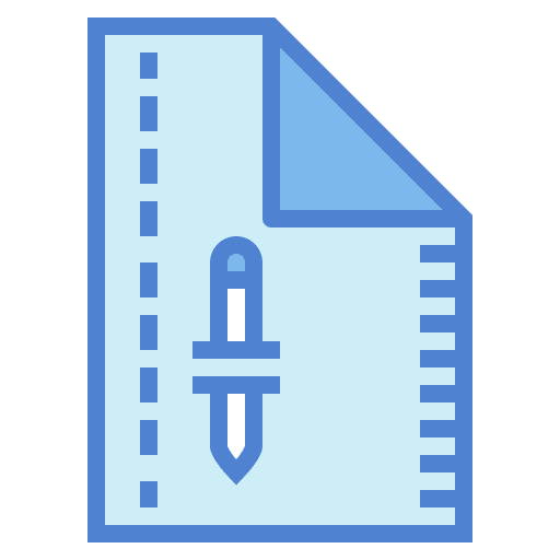 Sewing fabric dressmaker sewing icon