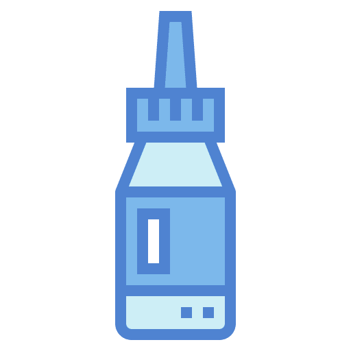 Liquid glue office material bottle stationery icon Liquid glue office material bottle stationery icon