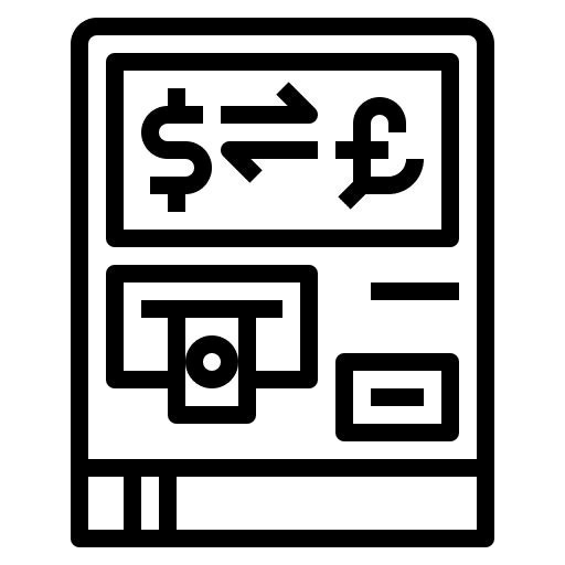Exchange business and finance banking dollar icon
