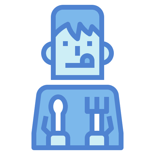 Hungry eat people lunch icon