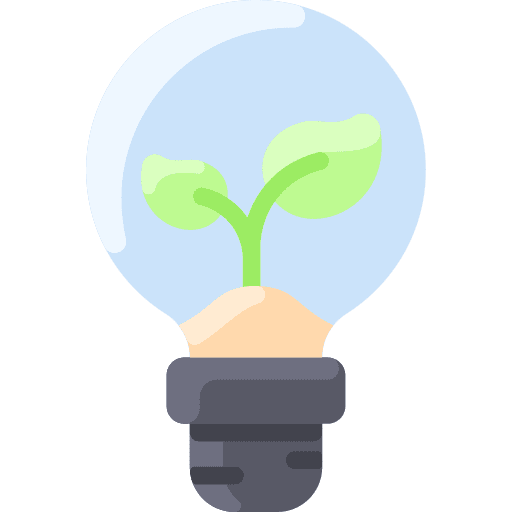 Bulb renewable energy bulb ecology and environment icon