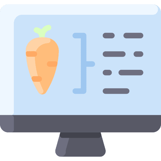 Monitor smart farm farming plant icon Monitor smart farm farming plant icon