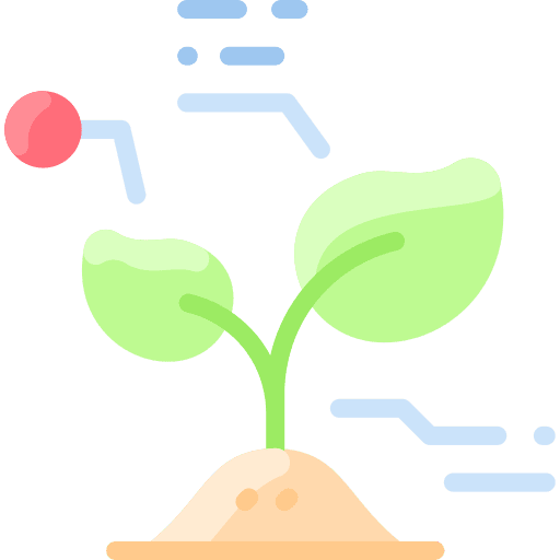 Plant graphic analysis sprout icon