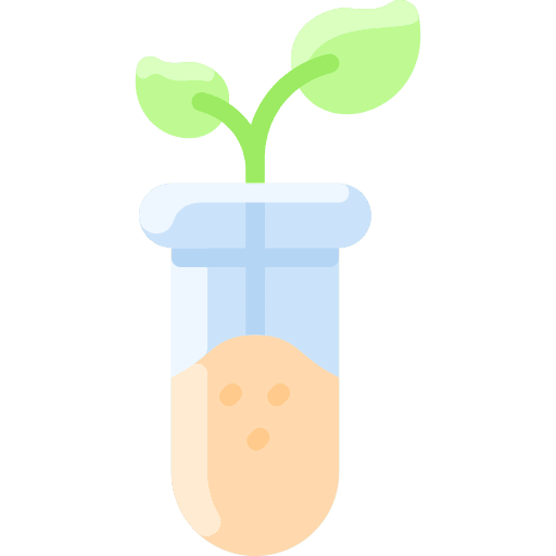 Test tube test tube leaf sprout icon