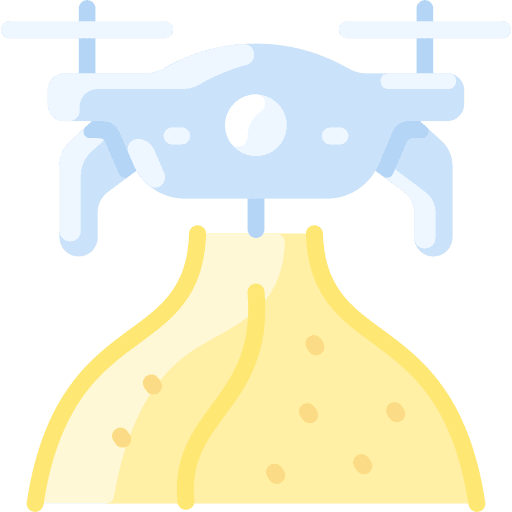 Drone electronics technology watering icon Drone electronics technology watering icon