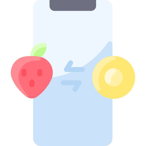 Smartphone farming and gardening commerce smartphone icon Smartphone farming and gardening commerce smartphone icon