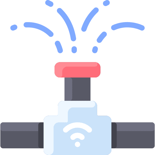 Sprinkler smart farm farming and gardening grass icon Sprinkler smart farm farming and gardening grass icon