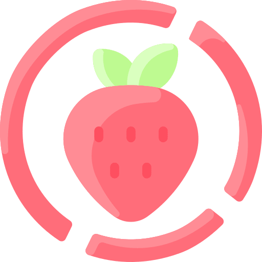 Strawberry healthy food vegan vegetarian icon Strawberry healthy food vegan vegetarian icon