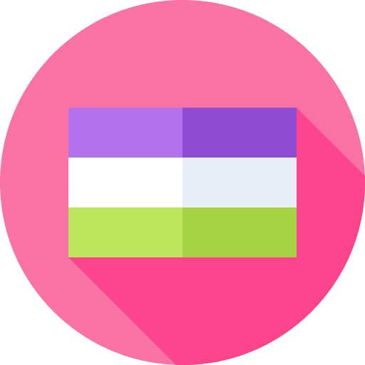 Genderqueer sex shapes and symbols flag icon Genderqueer sex shapes and symbols flag icon