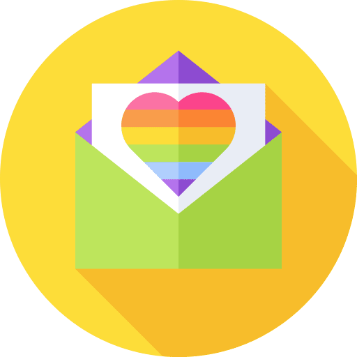 Invitation rainbow lgbt birthday and party icon Invitation rainbow lgbt birthday and party icon