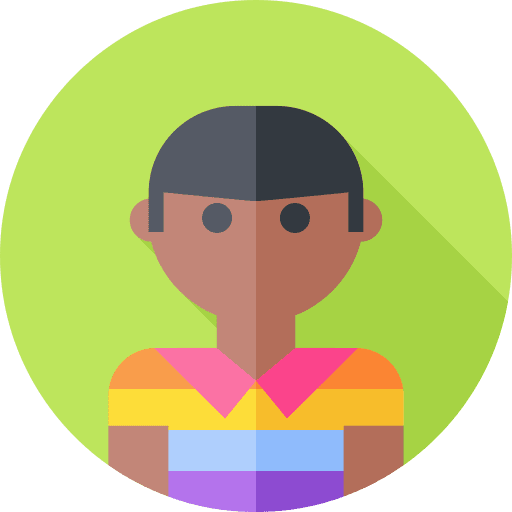Man avatar rainbow flag man icon Man avatar rainbow flag man icon