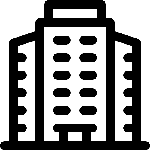 Company architecture and city skycraper building icon