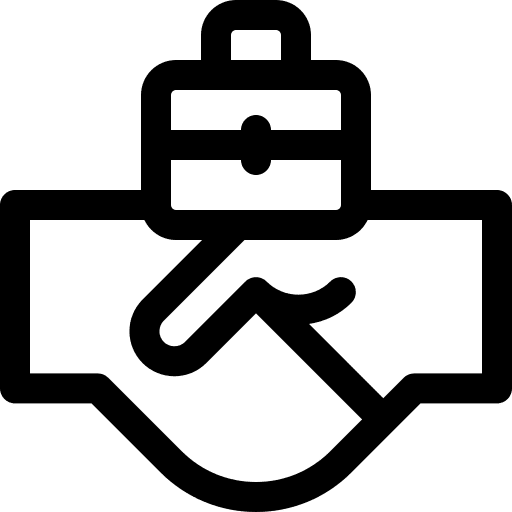 Partnership agreement cooperation reconciliation icon