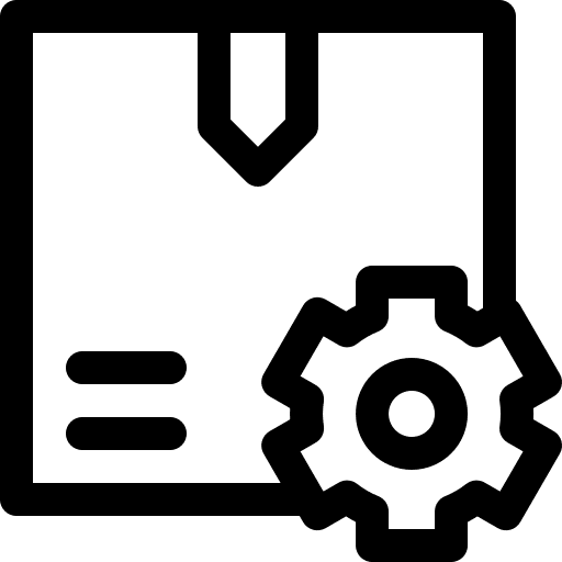 Production production business and finance cog icon