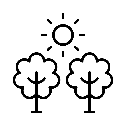 Garden weather sun ecology icon