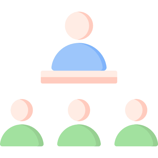 Conference conference team leader icon Conference conference team leader icon