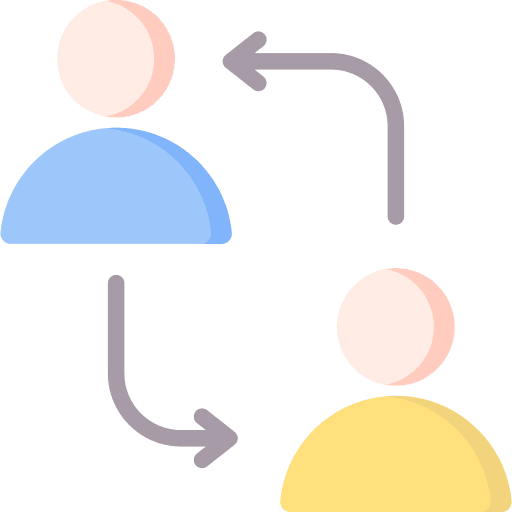 Feedback change management networking conversation icon