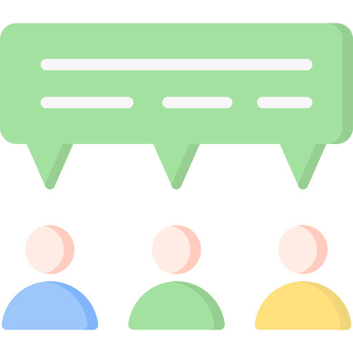 Discussion conversation discussion consultation icon Discussion conversation discussion consultation icon