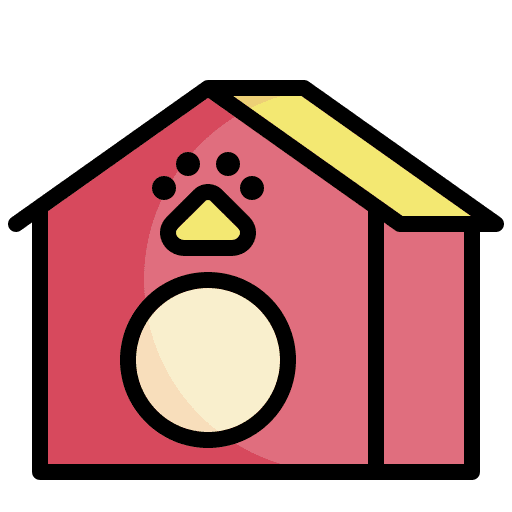 Pet house pet house animals door icon